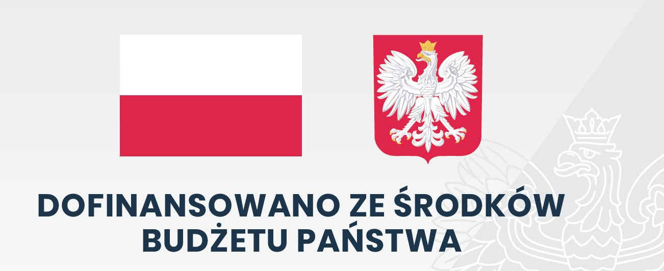 dofinansowano ze środk&oacute;w budżetu państwa