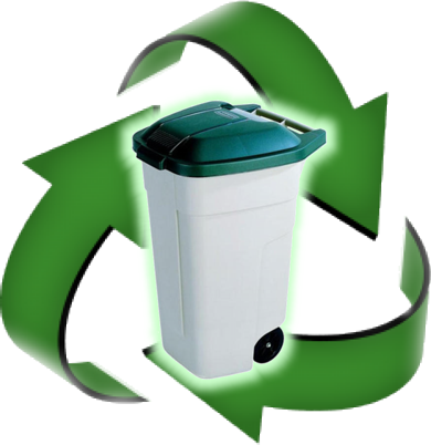 Symbol kosz i&nbsp;strzałki recyklingu