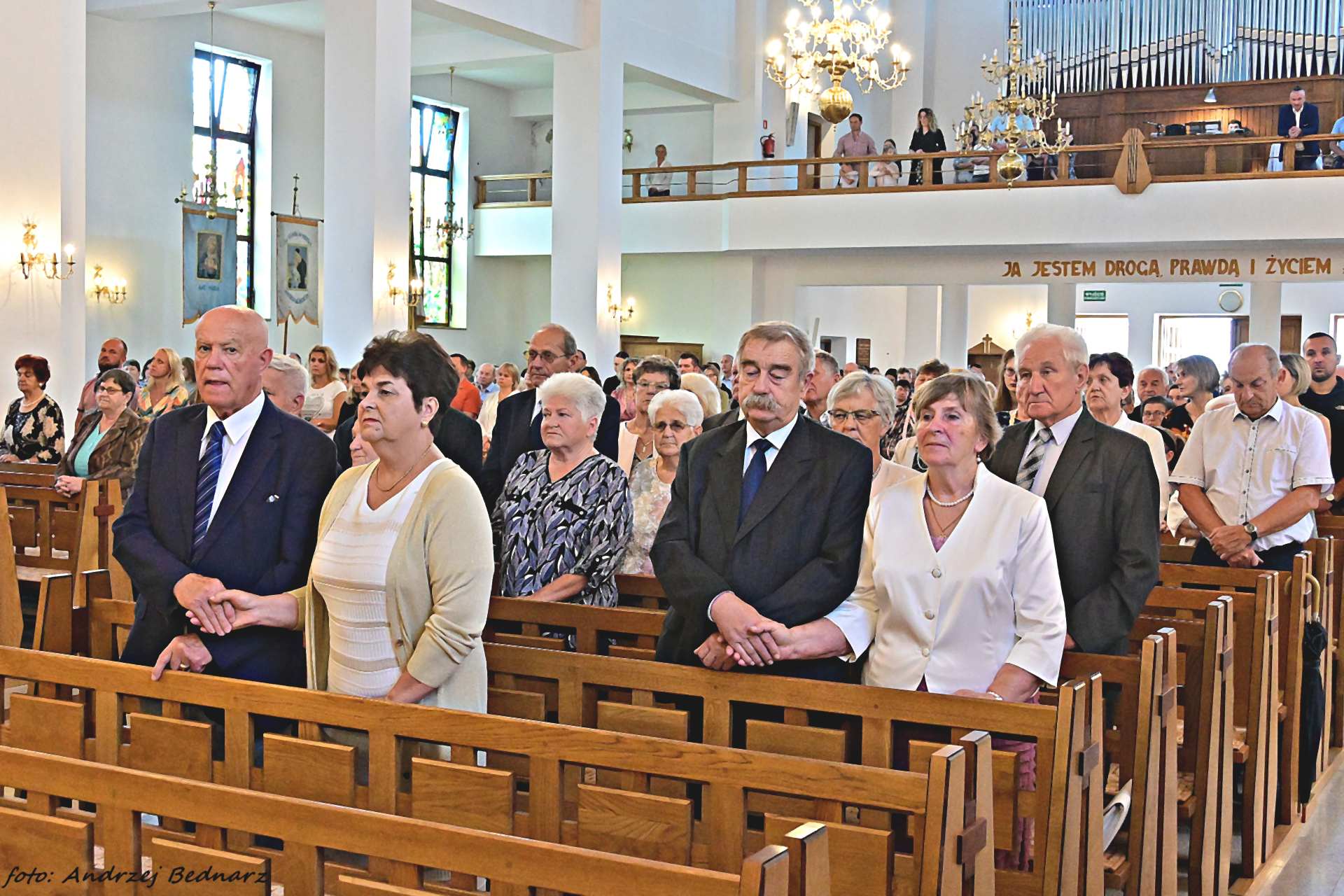 Msza św. w kościele w Bratkowicach