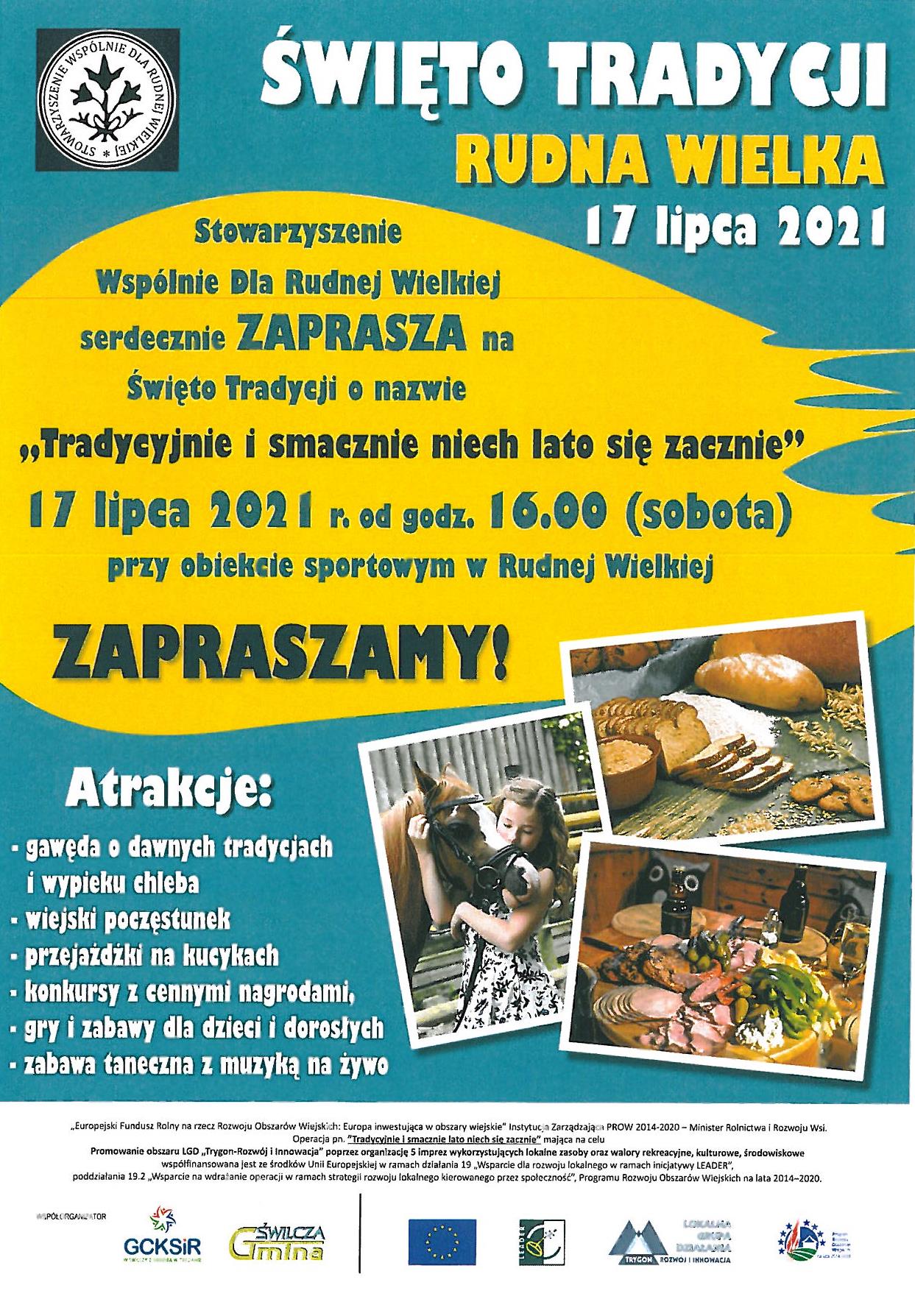 Plakat Święto Tradycji Rudna Wielka