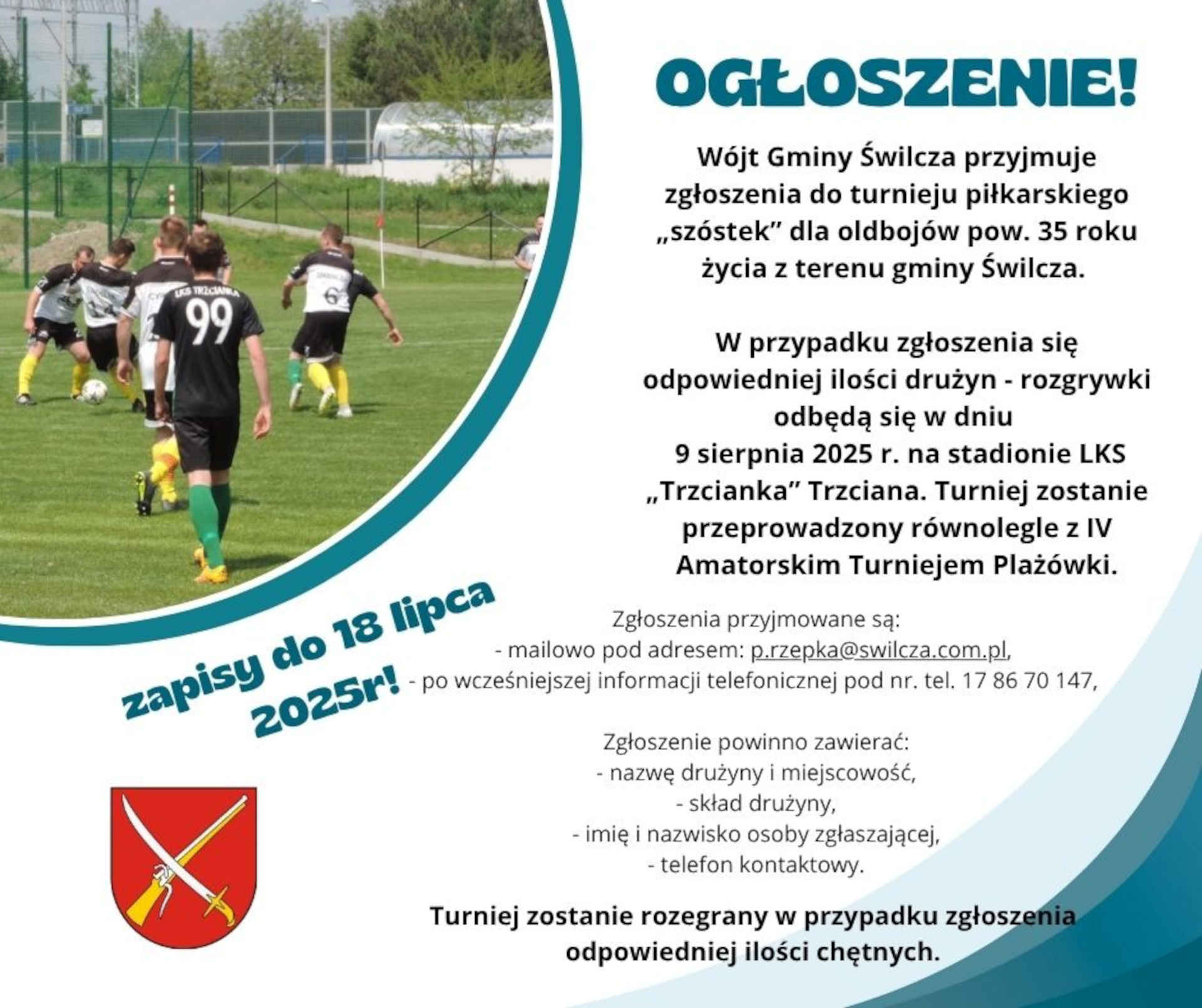 Plakat zgłoszenia