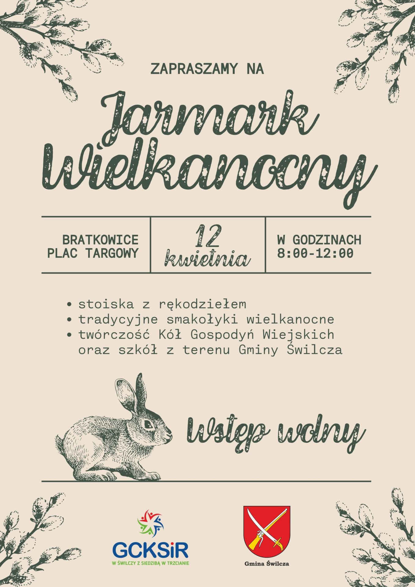 Plakat Jarmarku Wielkanocnego