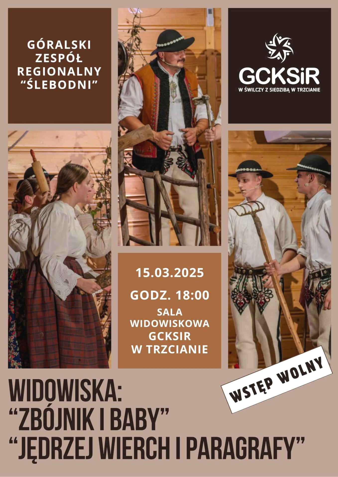 Plakat wtsrepu zespołu Ślebodni
