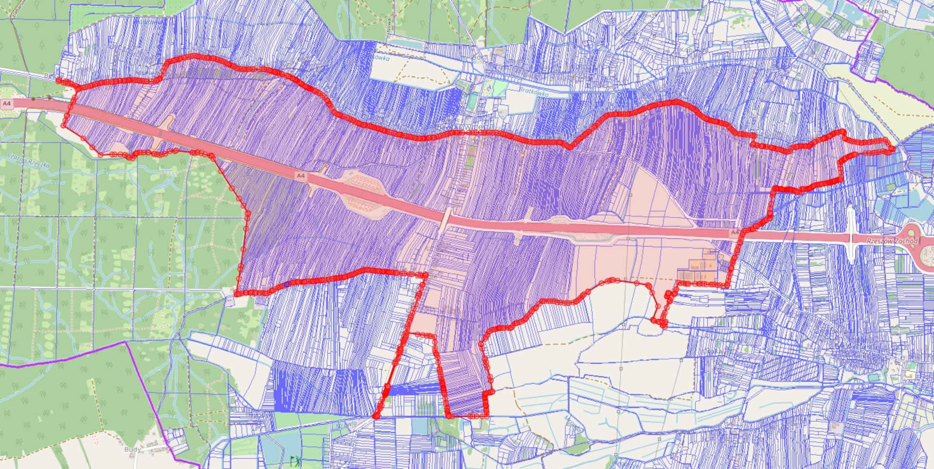 Mapa scalenia