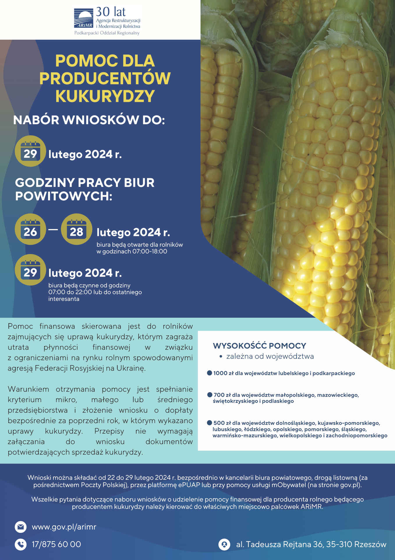 Plakat pomocy