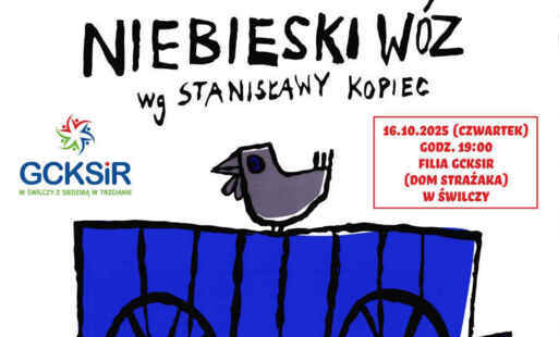 Baner wydarzenia - spektakl „Niebieski Wóz”