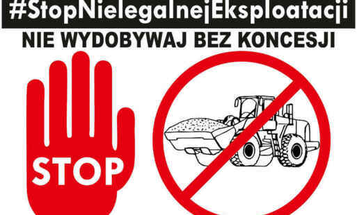 Plakat akcji stop eksploatacji