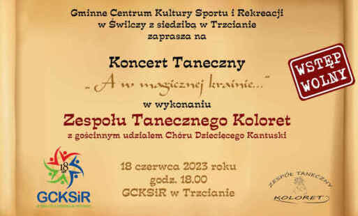 Plakat koncertu