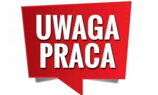 Napis uwaga praca
