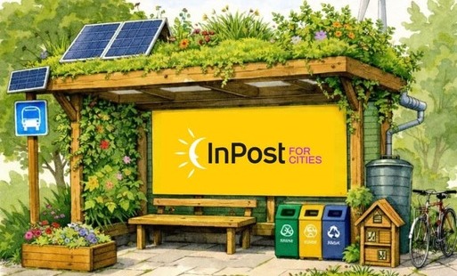 Projekt przystanku InPostforCities - Przystanek Przyszłości - OZE