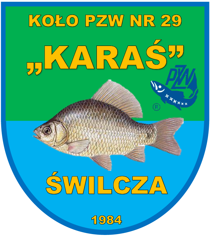 Logo związku wędkarskiego Karaś