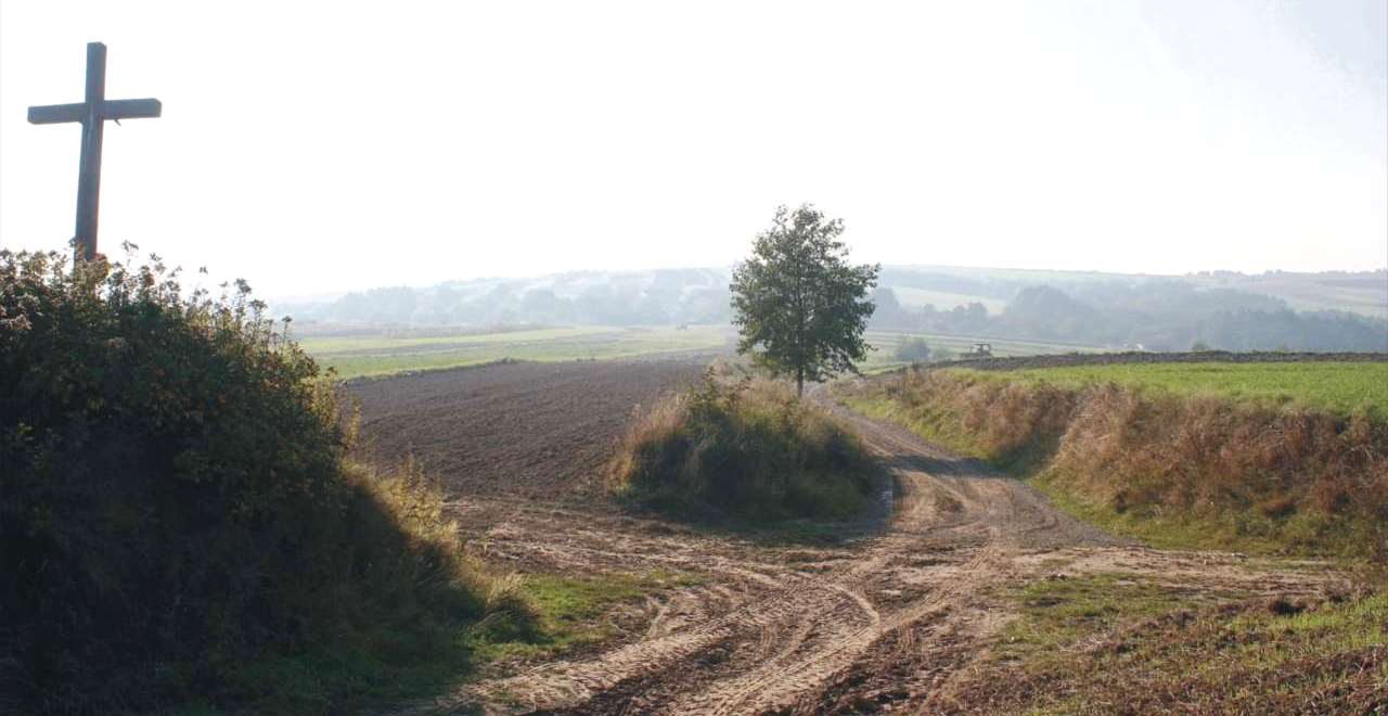 Krzyż przy drodze