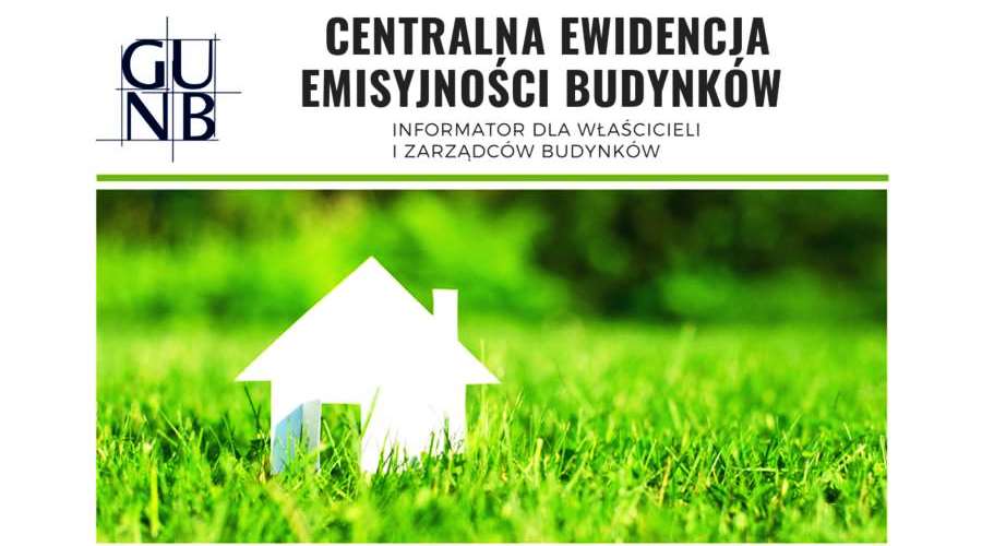 Napis Centralna Ewidencja Emisyjności Budynków