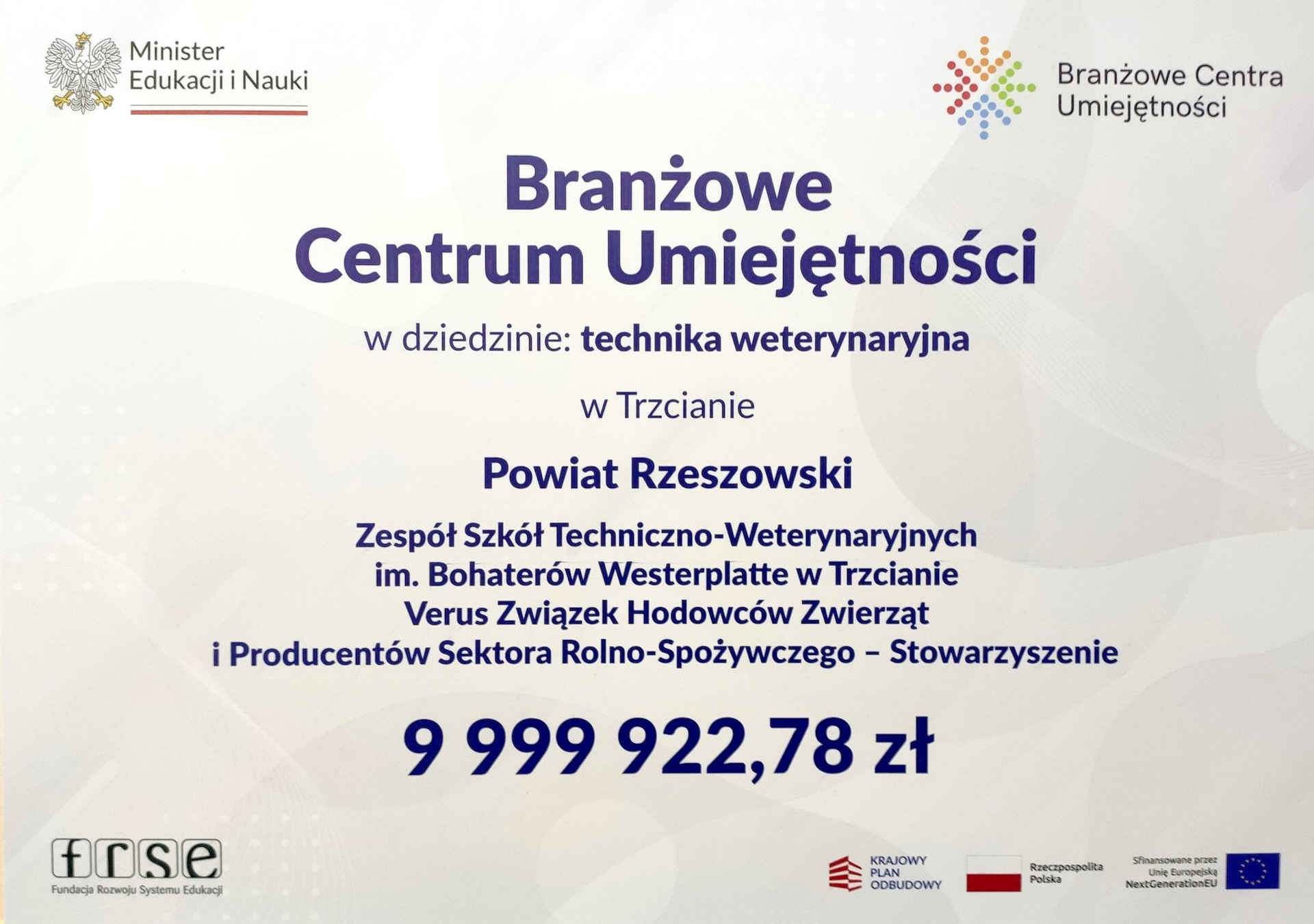 Plakat branżowe centrum