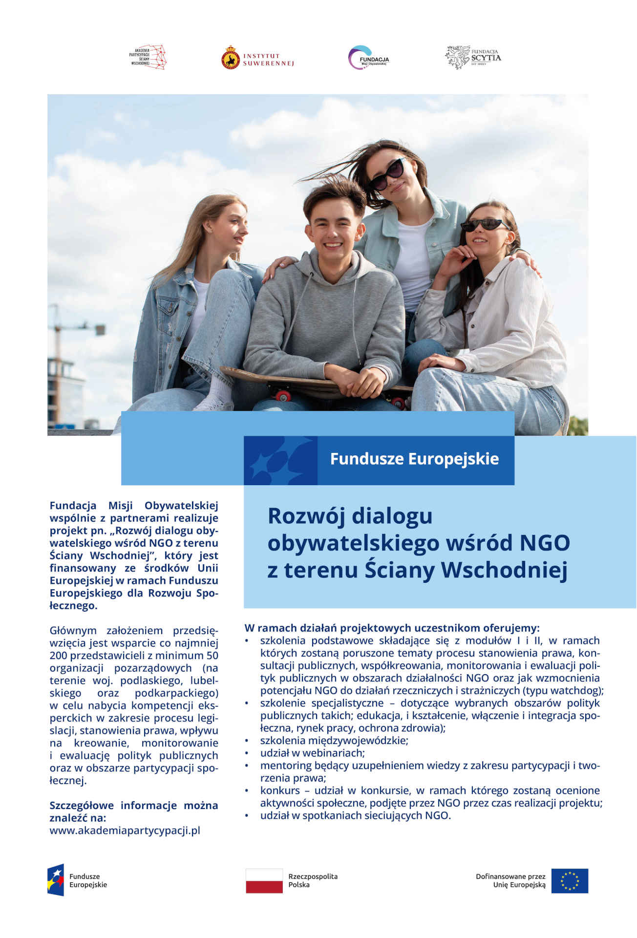 Plakat Fundacji Misji Obywatelskiej