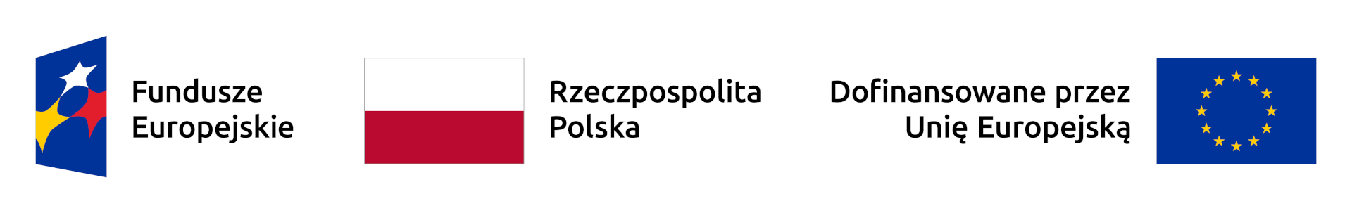 Logo z napisem dofinansowano prze Unię Europejską