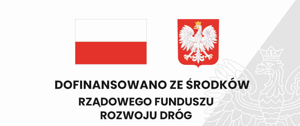 Tablica Rządowy Fundusz Rozwoju Dróg