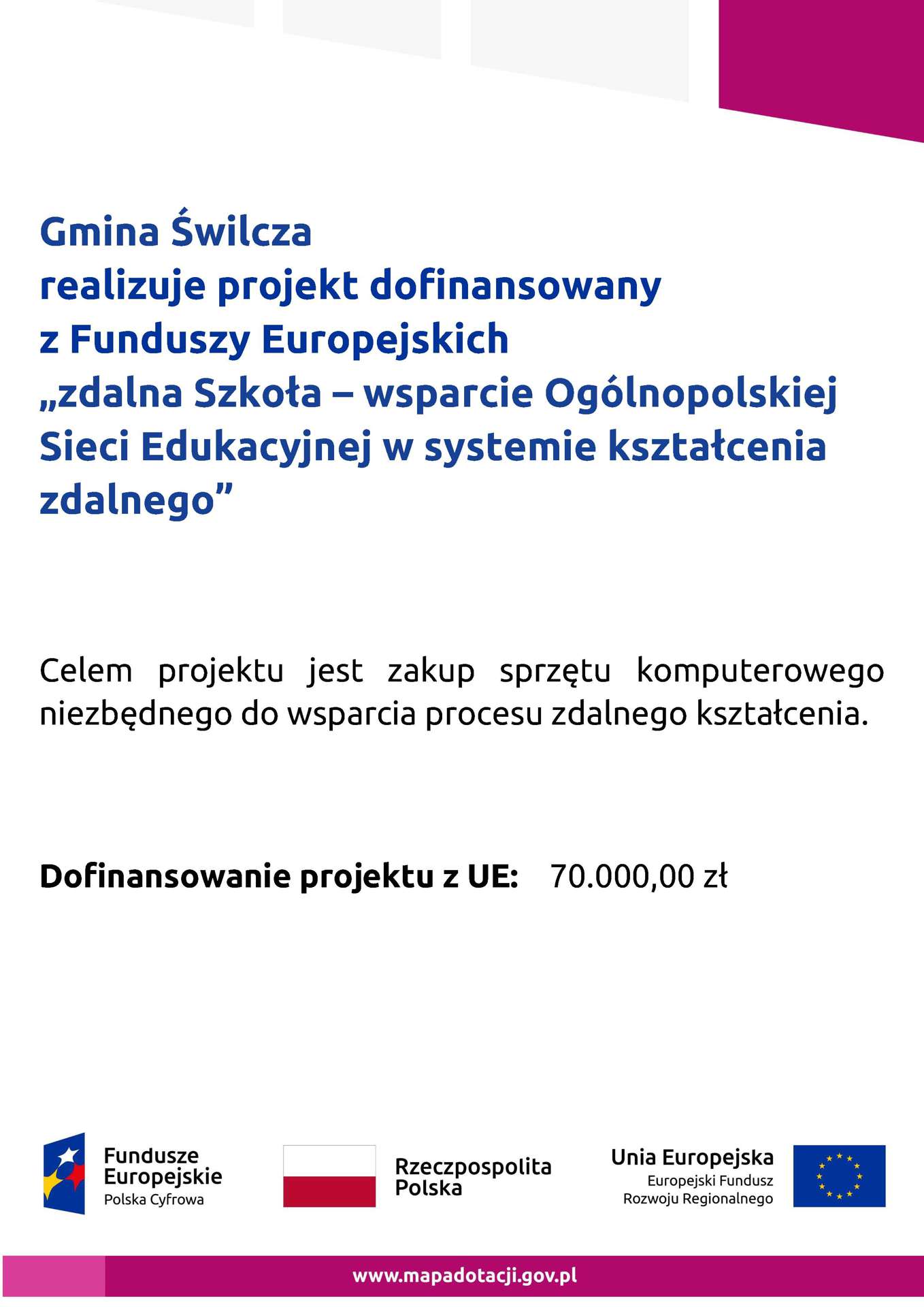 zdalna szkola plakat